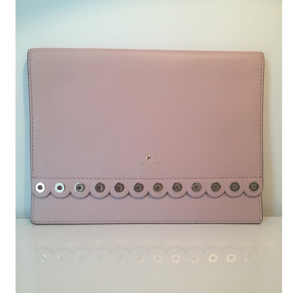 🚫SOLD NWT KATE SPADE Mallo Blush Pink Clutch Bag - Picture 4 of 8